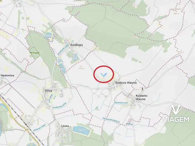 Prodej podílu pole, Sudovo Hlavno, 7614 m2