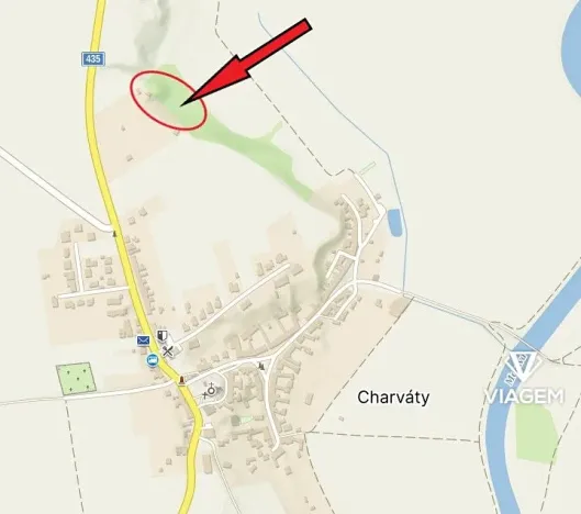 Prodej podílu lesa, Charváty, 596 m2