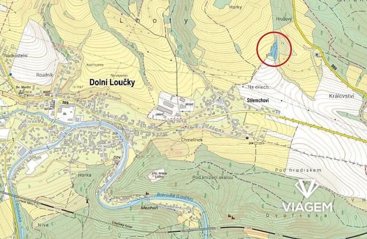 Prodej podílu zahrady, Dolní Loučky, 1320 m2