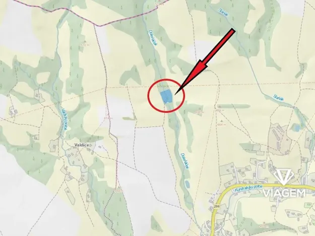 Prodej lesa, Košťálov, 4449 m2