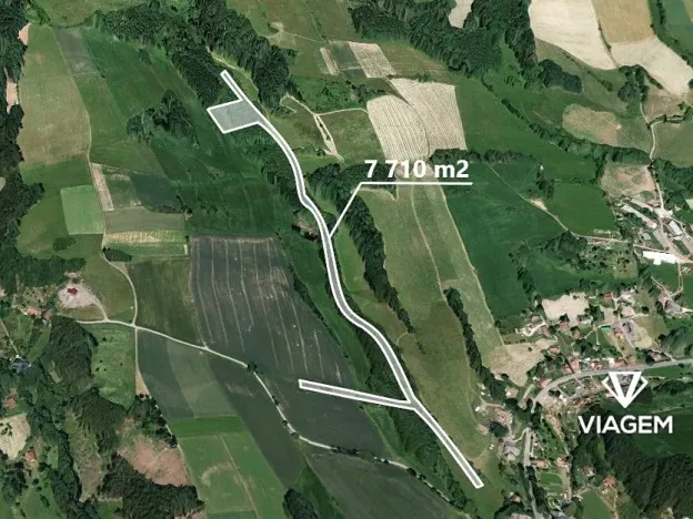 Prodej lesa, Košťálov, 5619 m2