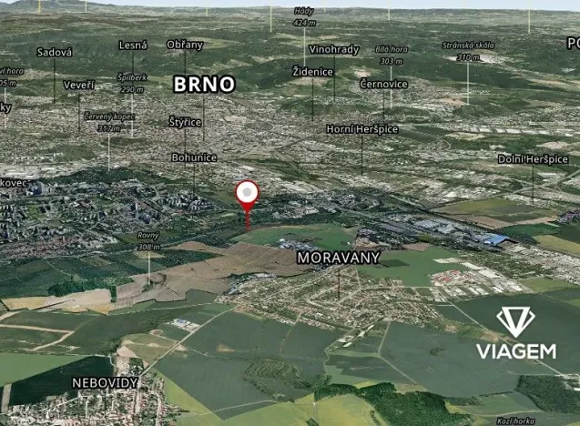 Prodej podílu pole, Brno, 2072 m2