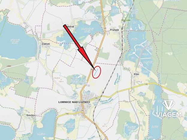 Prodej podílu pole, Lomnice nad Lužnicí, 503 m2