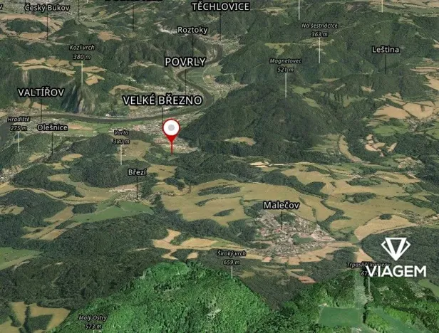 Prodej zahrady, Velké Březno, 1856 m2