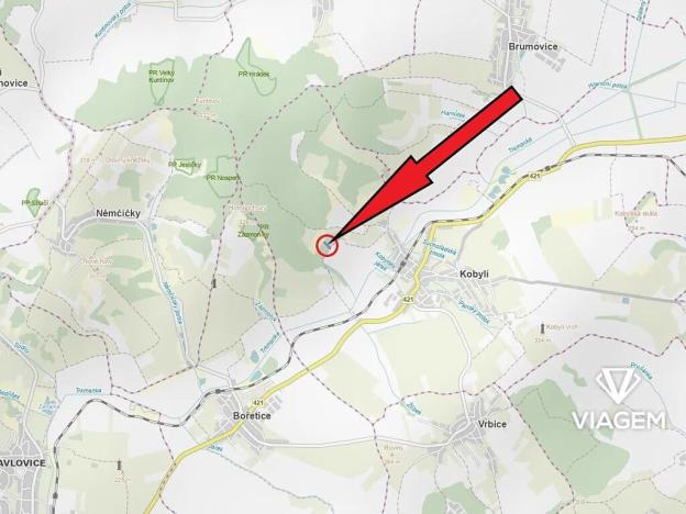 Prodej podílu louky, Kobylí, 1108 m2