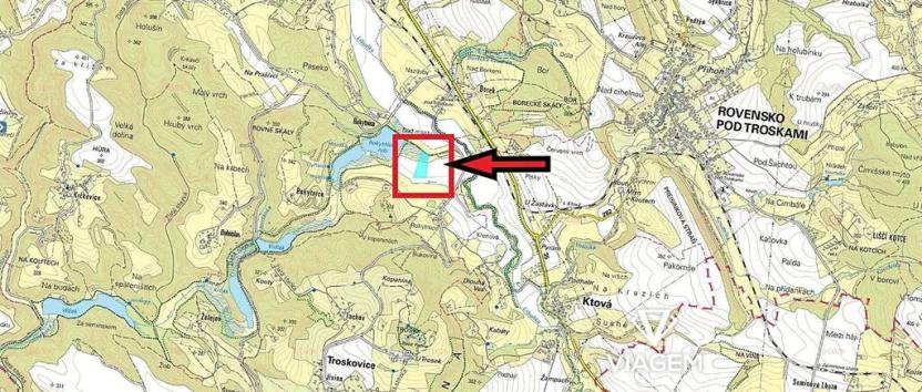 Prodej podílu pole, Hrubá Skála, 7400 m2