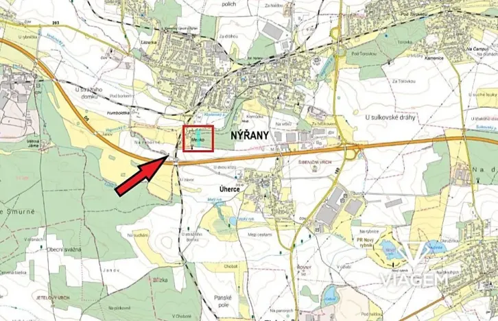 Prodej podílu lesa, Nýřany, 5529 m2