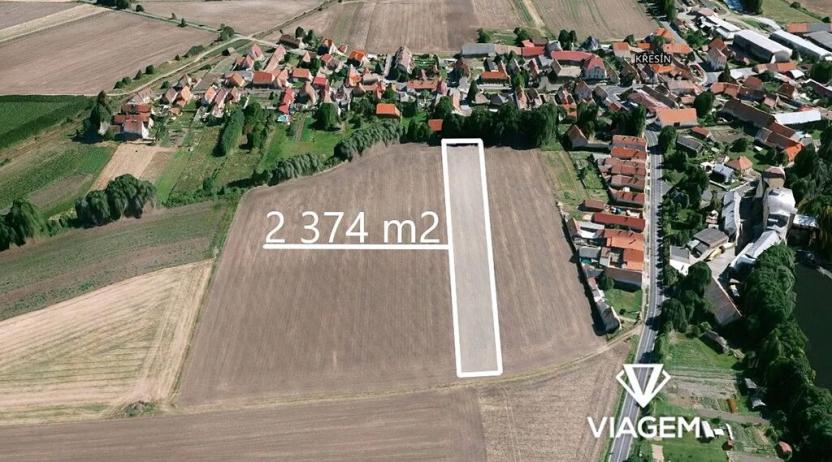 Prodej podílu pozemku pro bydlení, Křesín, 296 m2