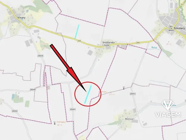 Prodej podílu pole, Vinary, 1353 m2