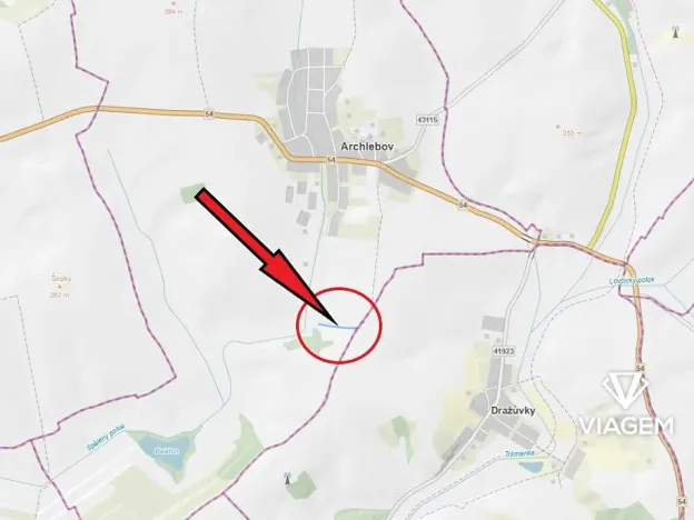 Prodej podílu pole, Archlebov, 1178 m2