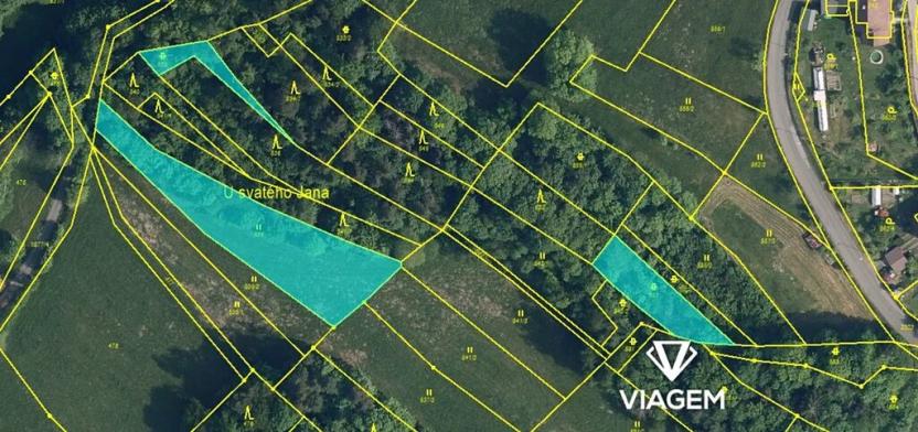 Prodej podílu zahrady, Železný Brod, 2554 m2