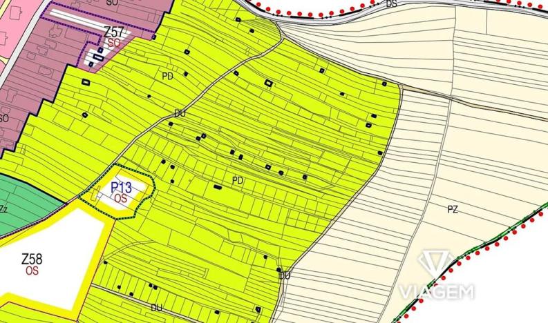 Prodej zahrady, Kyjov, 2282 m2