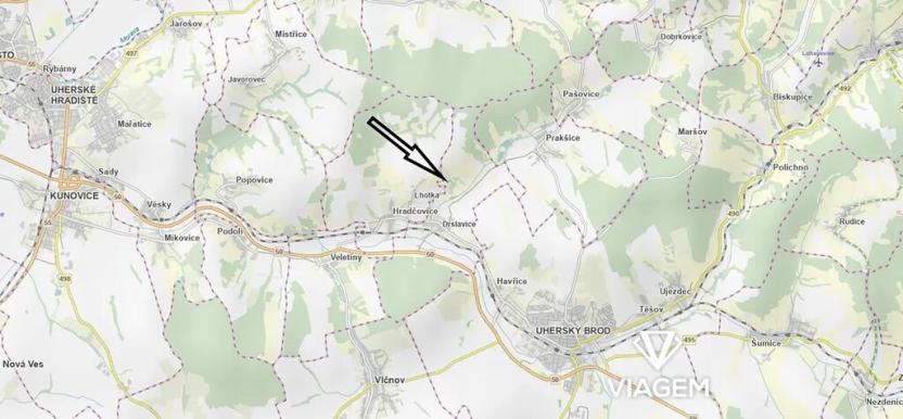 Prodej zahrady, Drslavice, 969 m2