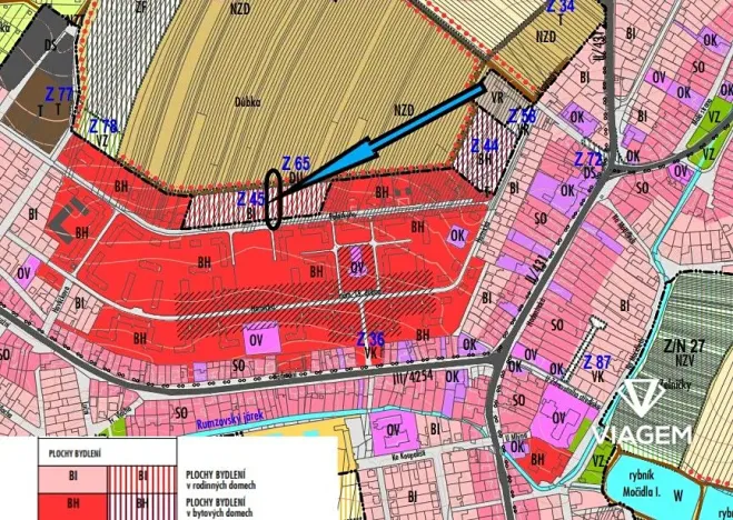 Prodej podílu pozemku pro bydlení, Dubňany, 80 m2