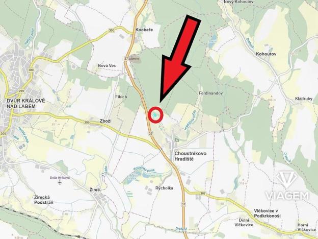 Prodej podílu zahrady, Choustníkovo Hradiště, 3848 m2