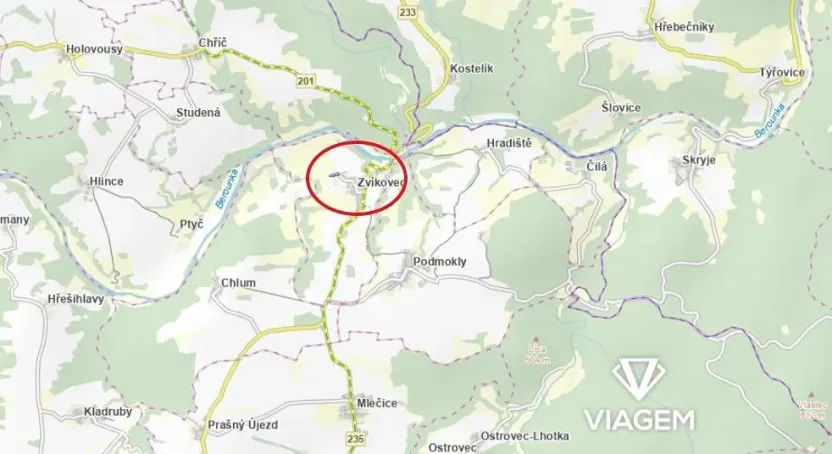 Prodej podílu zahrady, Zvíkovec, 3137 m2