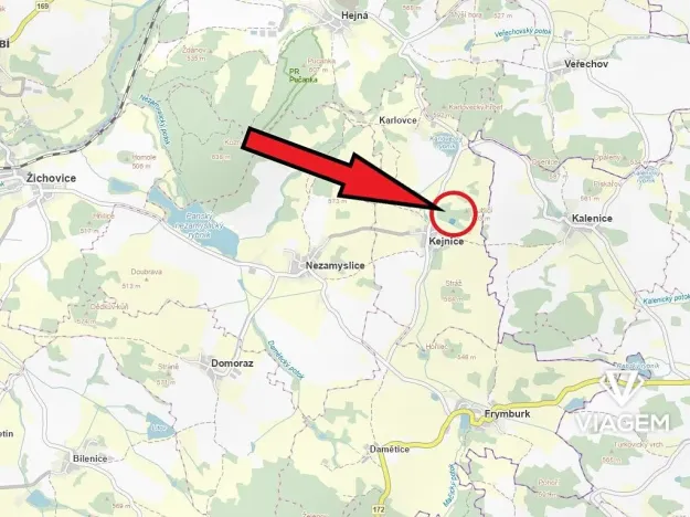 Prodej podílu zahrady, Kejnice, 875 m2