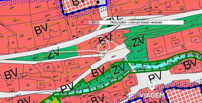 Prodej podílu pozemku, Pomezí, 942 m2