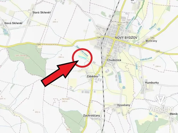 Prodej podílu pole, Nový Bydžov, 905 m2