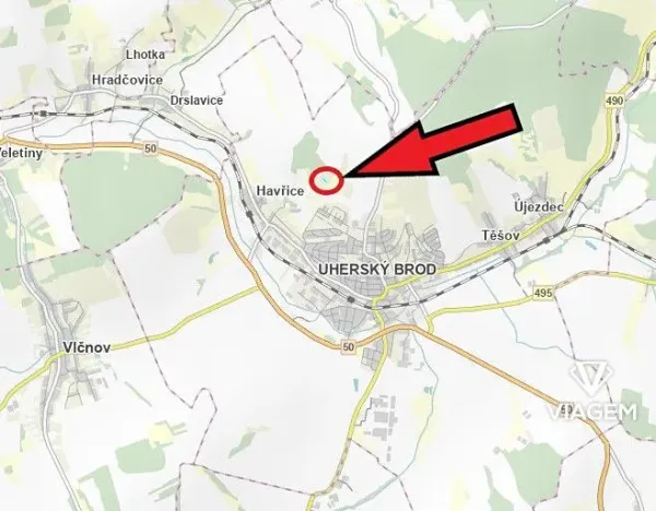 Prodej podílu zahrady, Uherský Brod, 141 m2