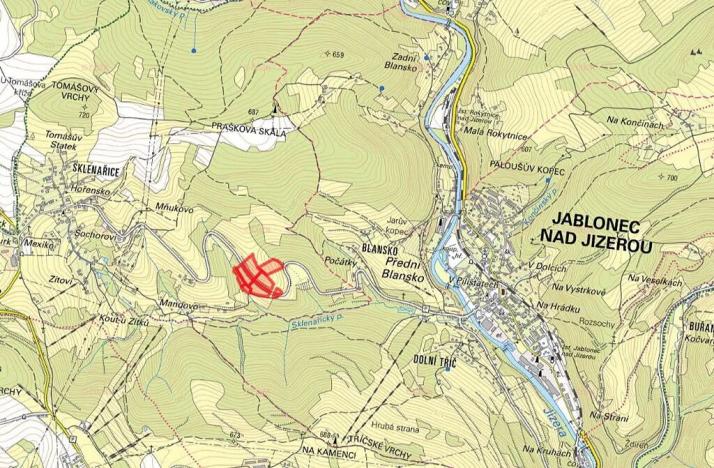 Prodej pole, Vysoké nad Jizerou, 21482 m2