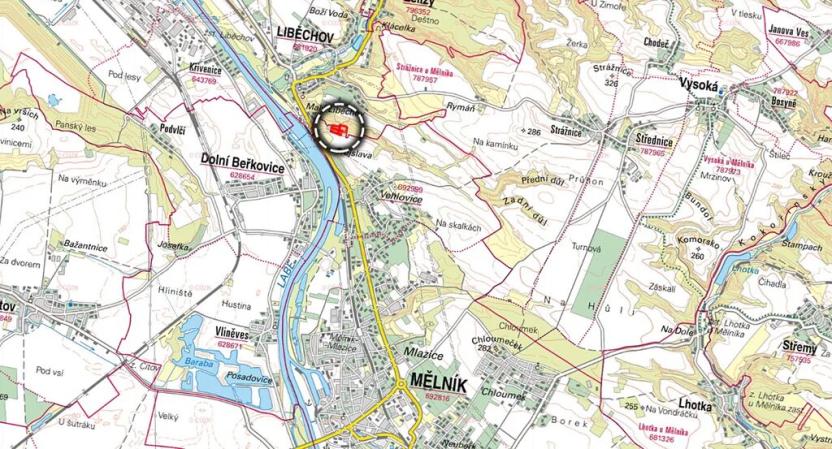 Prodej louky, Mělník, 12578 m2