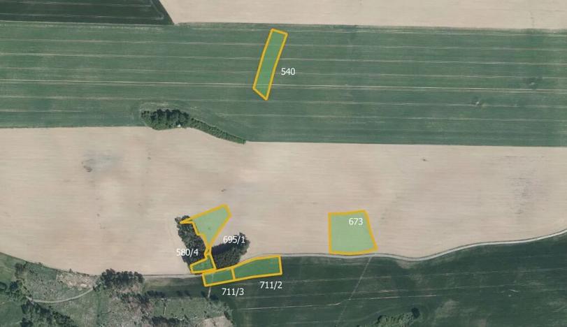 Prodej pole, Hořice, 66972 m2