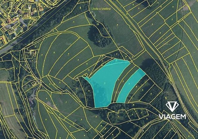 Prodej podílu pole, Lhota u Vsetína, 1402 m2