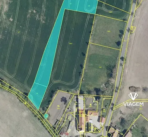 Prodej podílu pole, Třebenice, 1072 m2