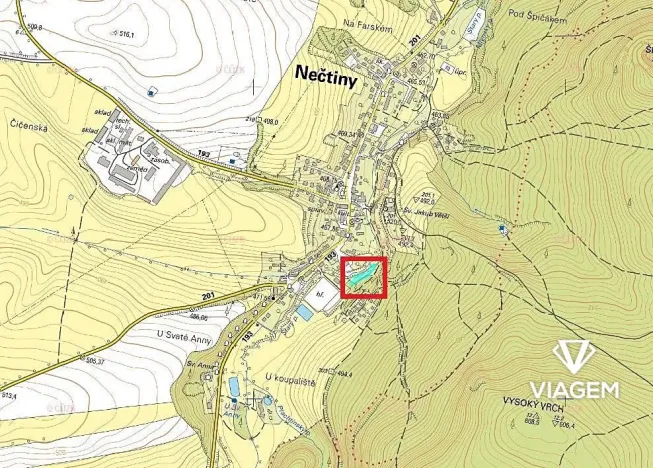 Prodej podílu zahrady, Nečtiny, 135 m2