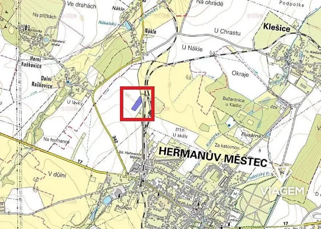 Prodej podílu pole, Heřmanův Městec, 1793 m2