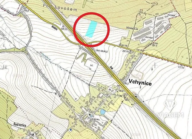 Prodej podílu pole, Vchynice, 4487 m2