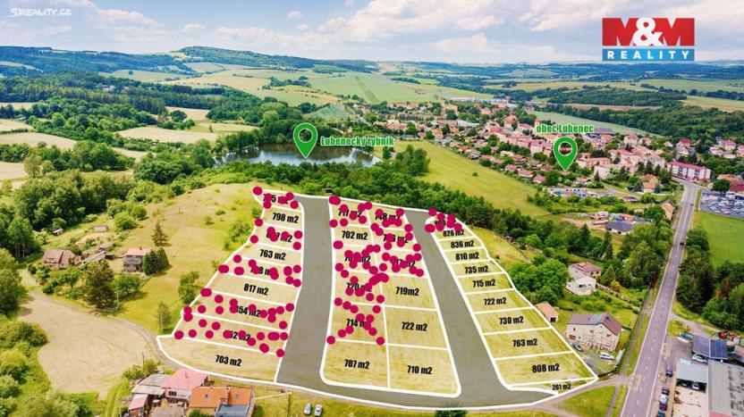 Prodej pozemku pro bydlení, Lubenec, 817 m2