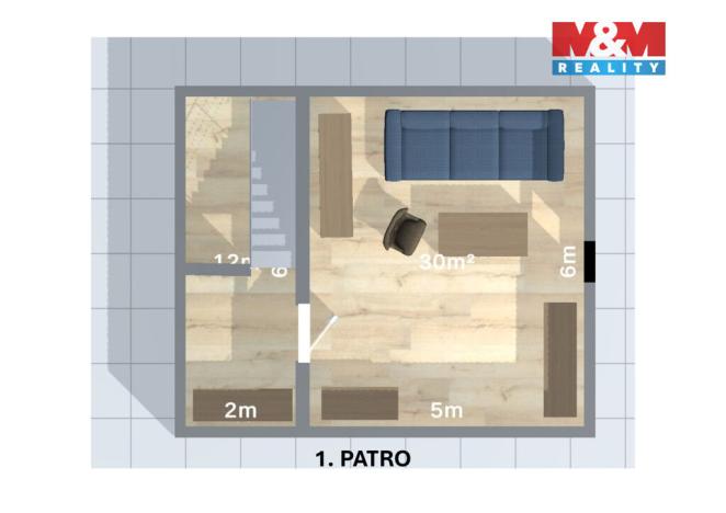 Prodej chalupy, Okřesaneč, 105 m2