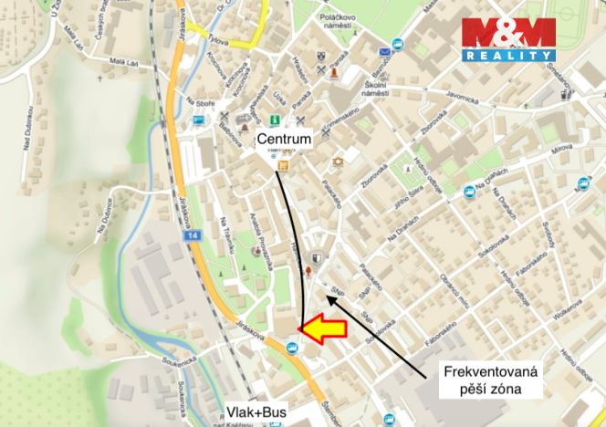 Pronájem obchodního prostoru, Rychnov nad Kněžnou, Havlíčkova, 55 m2