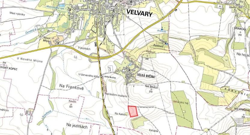 Prodej pole, Velvary, 7802 m2