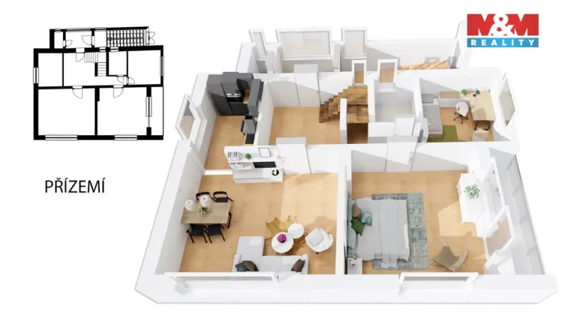 Prodej rodinného domu, Svojetice, Choceradská, 165 m2