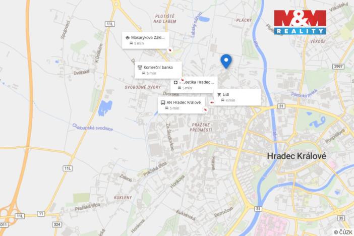 Prodej bytu 2+1, Hradec Králové, U Fotochemy, 49 m2