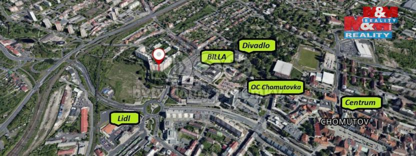 Prodej bytu 3+1, Chomutov, Bezručova, 85 m2