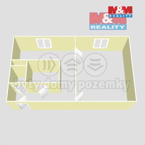 Prodej bytu 1+1, Pňovice, 38 m2