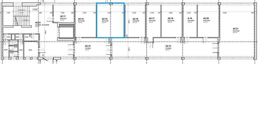 Pronájem kanceláře, Brno, Hněvkovského, 25 m2