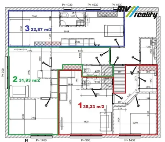 Pronájem bytu 2+kk, Praha - Břevnov, Cvičebná, 32 m2