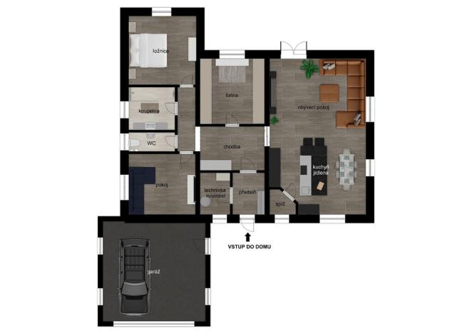 Prodej rodinného domu, Kaplice, Polní, 240 m2