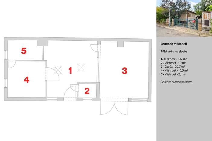 Prodej rodinného domu, Praha - Zbraslav, Nebeského, 208 m2