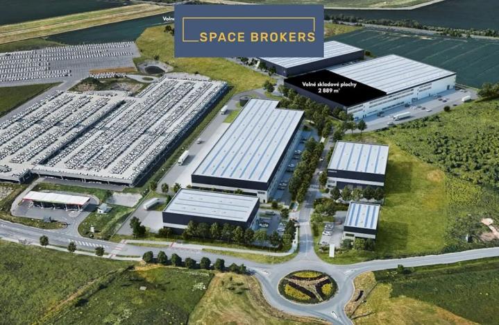 Pronájem skladu, Tuchoměřice, 2889 m2
