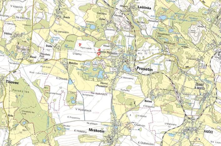 Prodej pole, Prosetín, 5930 m2