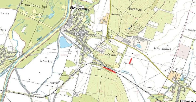 Prodej pole, Novosedly, 9816 m2