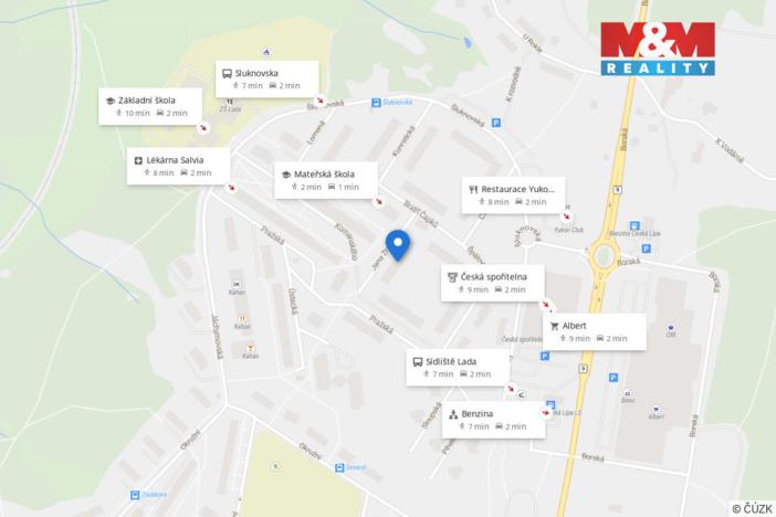 Pronájem bytu 4+1, Česká Lípa, Jana Zrzavého, 75 m2