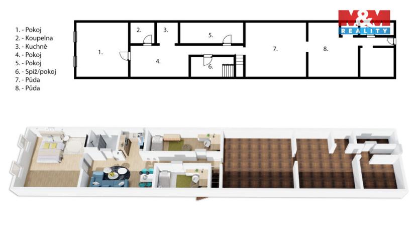 Prodej rodinného domu, Rokytno - Bohumileč, Zástava, 250 m2