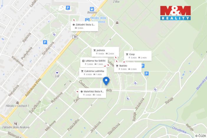 Prodej bytu 3+1, Hlinsko, Československé armády, 67 m2